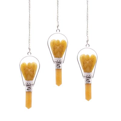 Angel Pendulum -Yellow Quartz