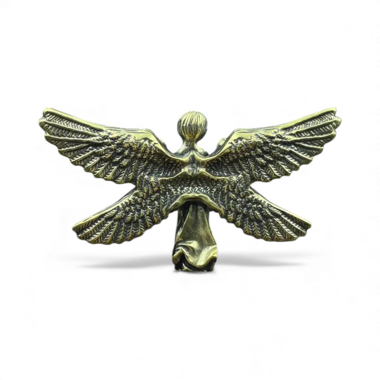 Brass Six-Winged Angel Figurine 6.75cm x 3.7cm