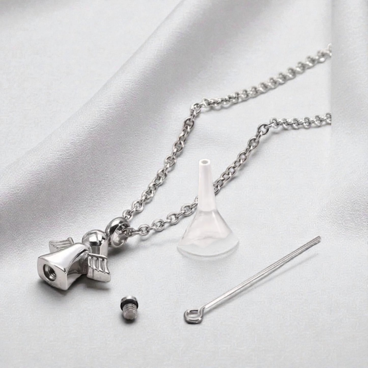 Angel Memorial Urn Pendant