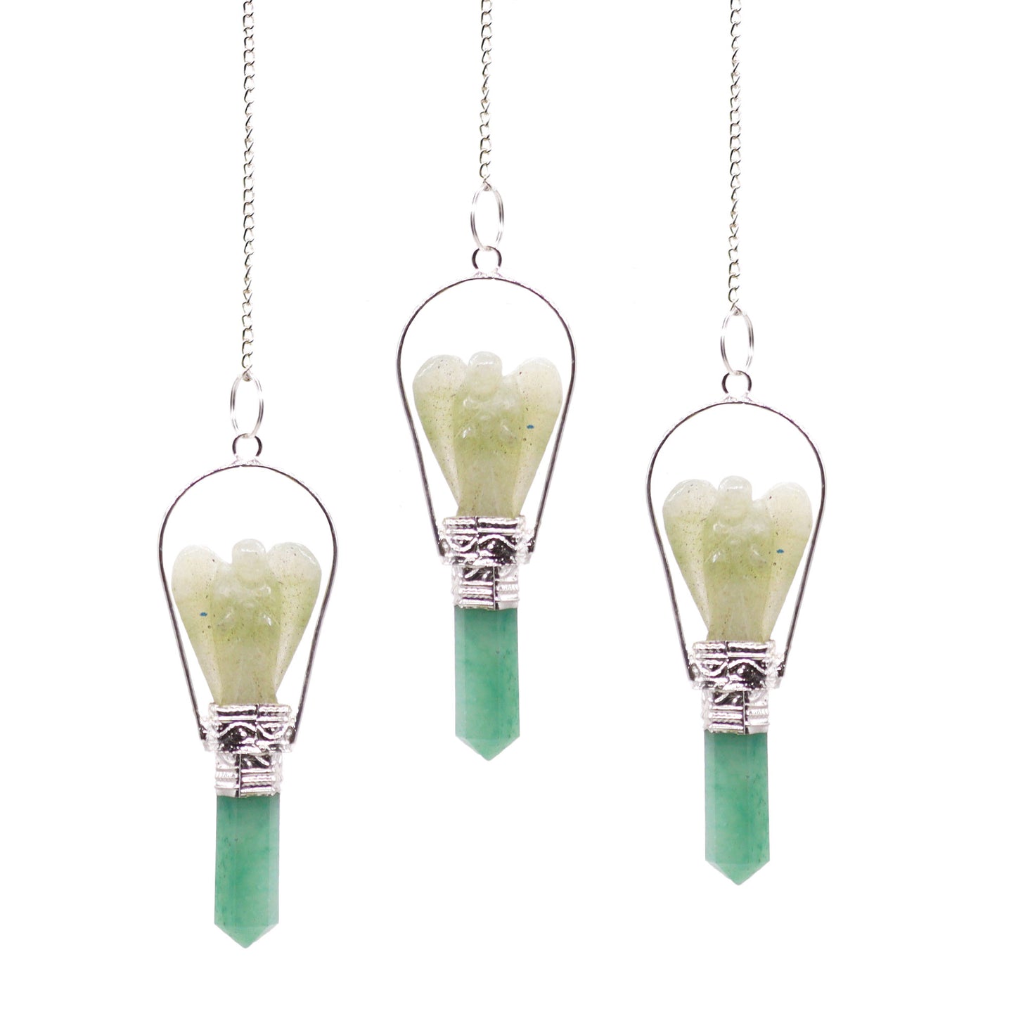 Angel Pendulum - Green Aventurine