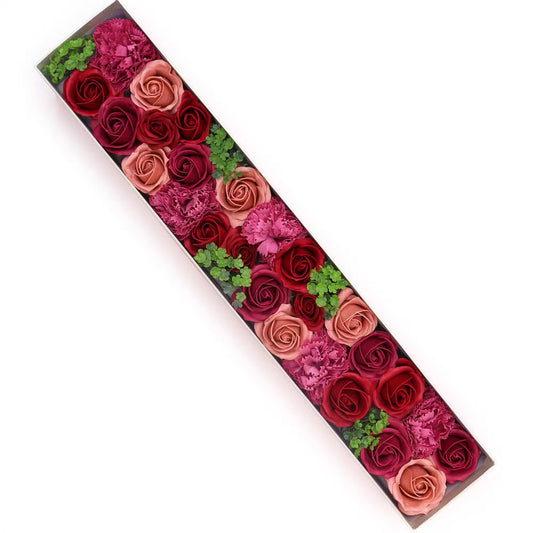 Extra Long Gift Box - Vintage soap Roses