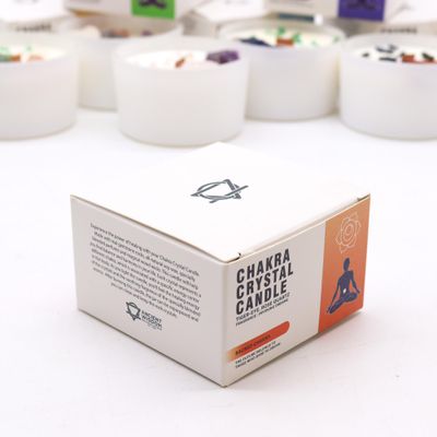 Chakra Crystal Candle - Sacral Chakra