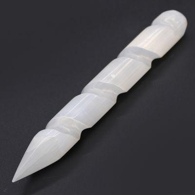 Selenite crystal Wand spiral