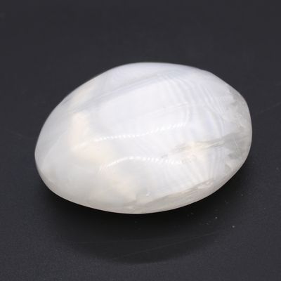 Selenite palm stone