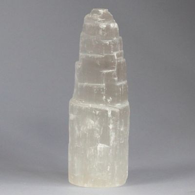 Natural Selenite Tower/mountain - 15 cm