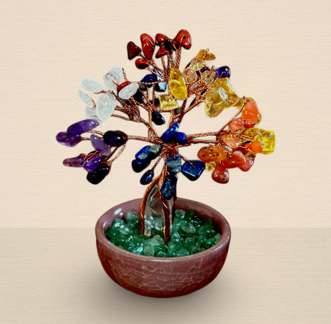 chakra crystal tree 12cm