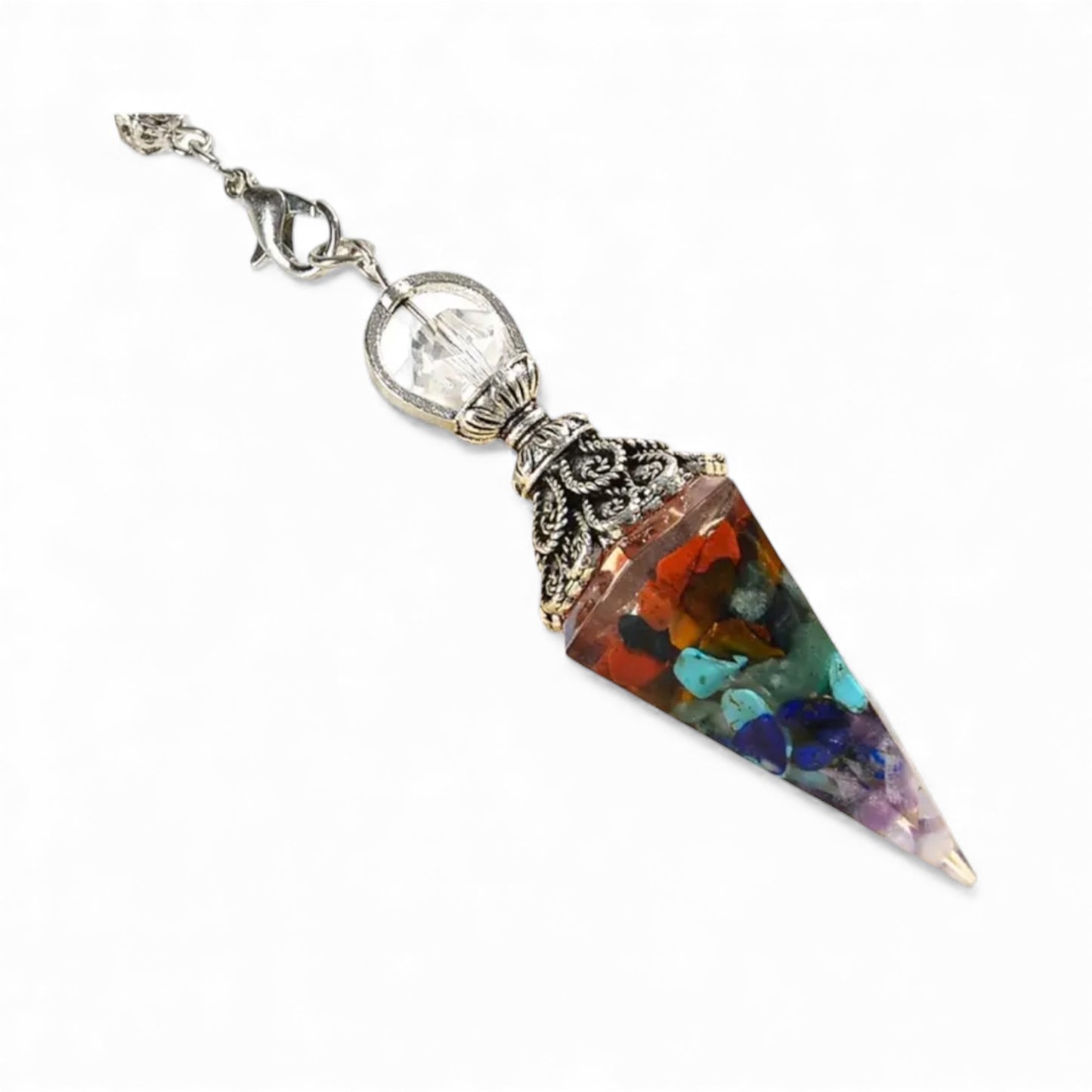 Orgonite Chakra Pendulum with Copper Core