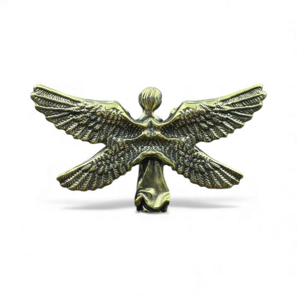 Brass Six-Winged Angel Figurine 6.75cm x 3.7cm