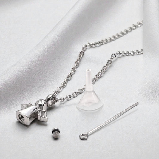 Angel Memorial Urn Pendant