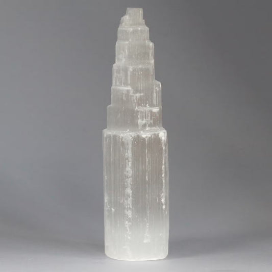Natural Selenite Tower/mountain - 20 cm