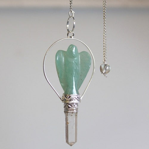 Angel Pendulum - Green Aventurine
