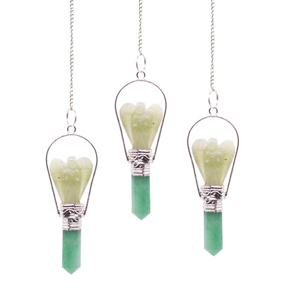 Angel Pendulum - Green Aventurine